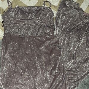 Shimmering Metallic Dress